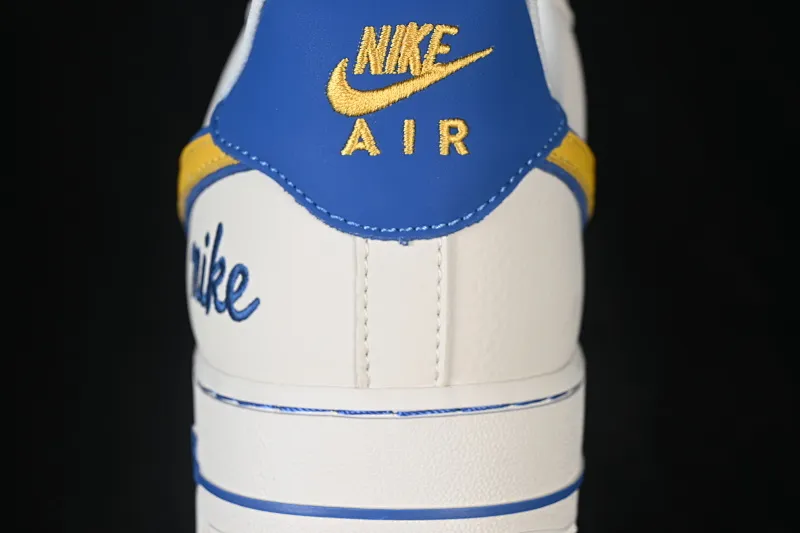 All categories Nk Air Force 1 Air Force series Nk Air Force 1 Low Air Force low-top Nike Air Force 1'07 Low Yellow and blue contrast Air Force 1 low-top casual sneakers FV3694-112